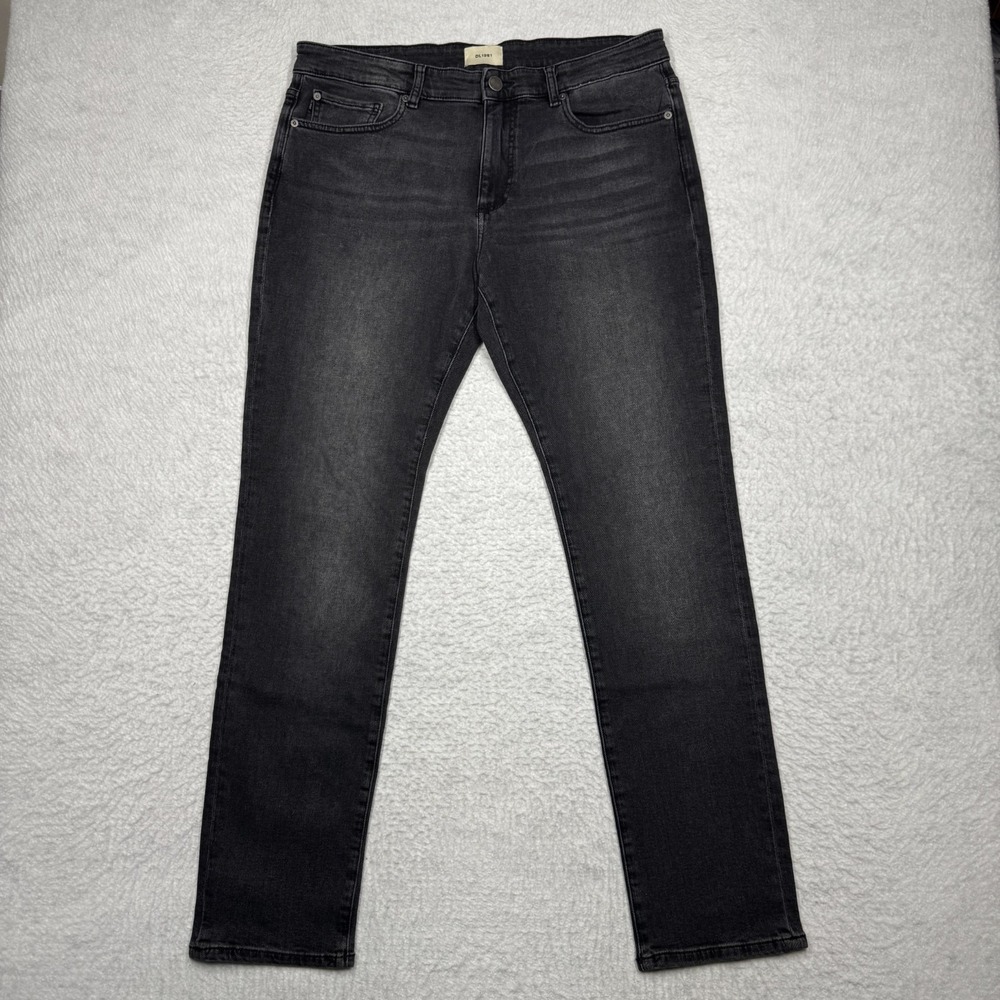 DL1961 Cooper Tapered Jeans Medium Wash Premium Denim Stretch Men's Size 34x31